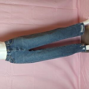 PrettyLittleThing Distressed Split Hem Jeans size UK 12/ US 8